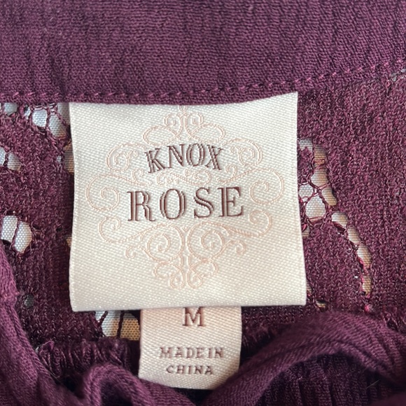 Knox Rose blouse with lace bell sleeves. - Picture 2 of 8